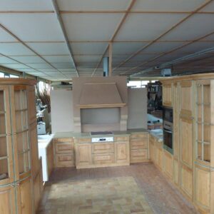 Einbauküche Massivholz - Fertigung