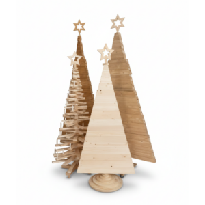 Weihnachtsbäume aus Holz - versch. Varianten